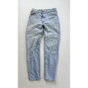 Vintage Levi's 550 Made in USA 33x34 Light Denim Jeans READ